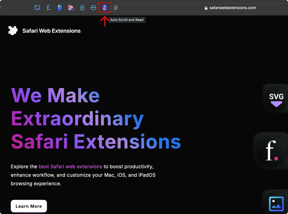 Enabling Safari Extensions on macOS